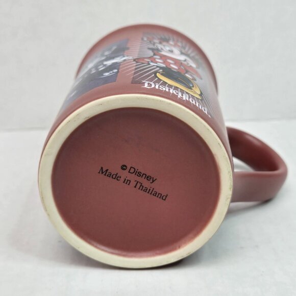 Walt Disney World Vintage Minnie Mouse Coffee Cup Pink Mauve 12oz Pottery Mug - Picture 6 of 6